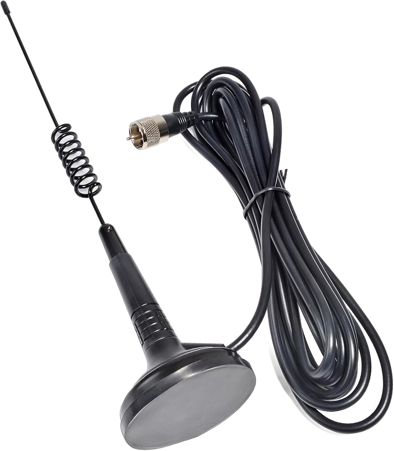 TWAYRDIO 13in Magnet Mount CB Antenna for Uniden Cobra Radios