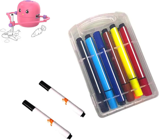 Robot Art Kit - Color Pencils & Brushes