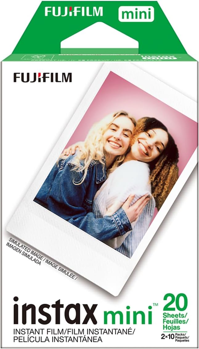 Fujifilm INSTAX Mini Film Pack - 20 Sheets for Mini 8 & 9 Cameras
