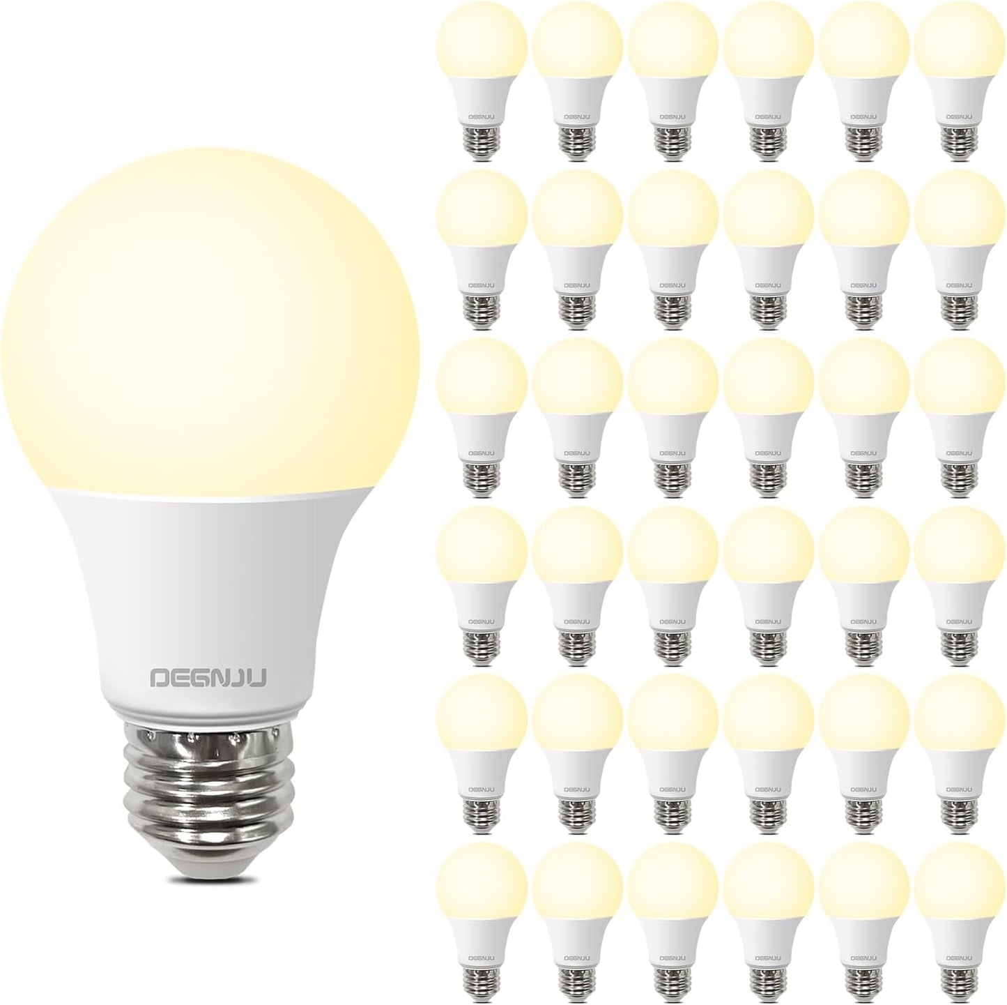 36 Pack A19 LED Light Bulbs for Cozy Home Lighting Needs
