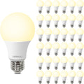36 Pack LED Light Bulbs Soft White 2700K 60W Equivalent - Value Pack