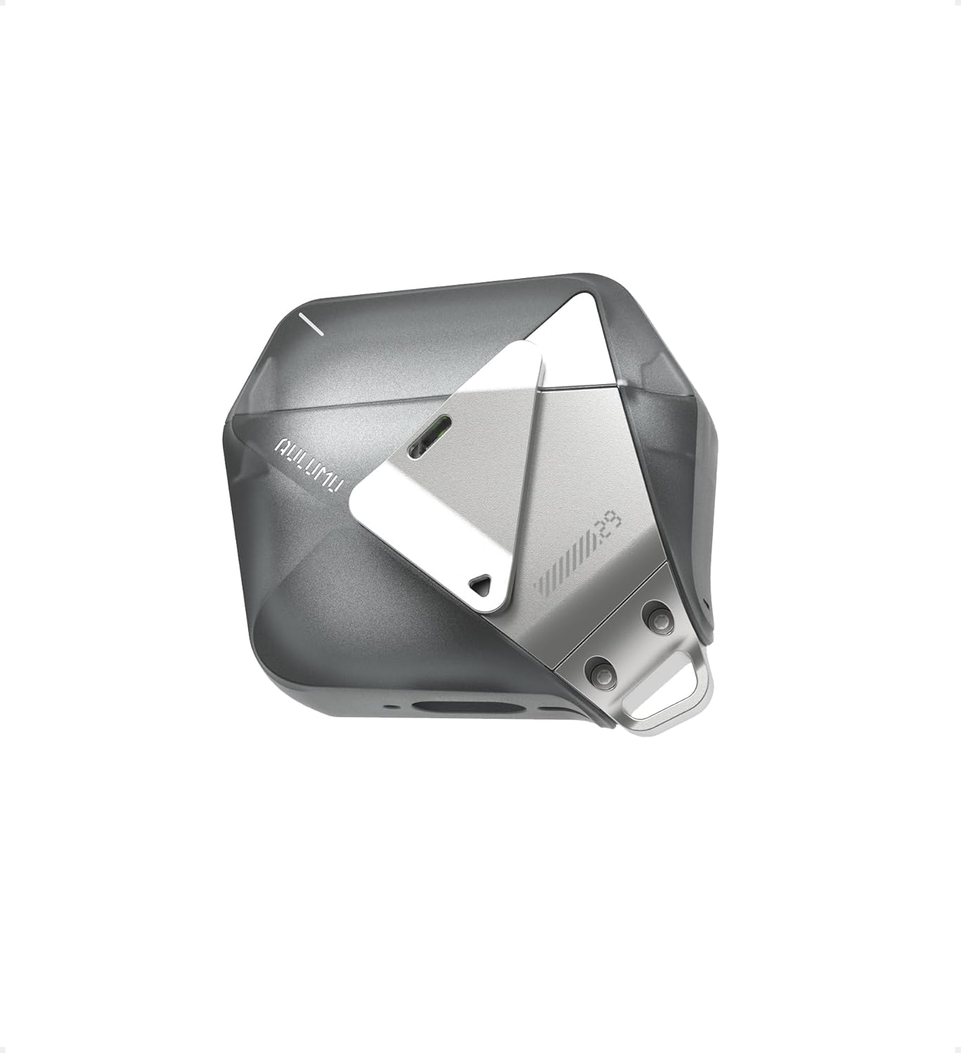 Aulumu A29 Geometric AirPods 4 Case with Lock for Protection