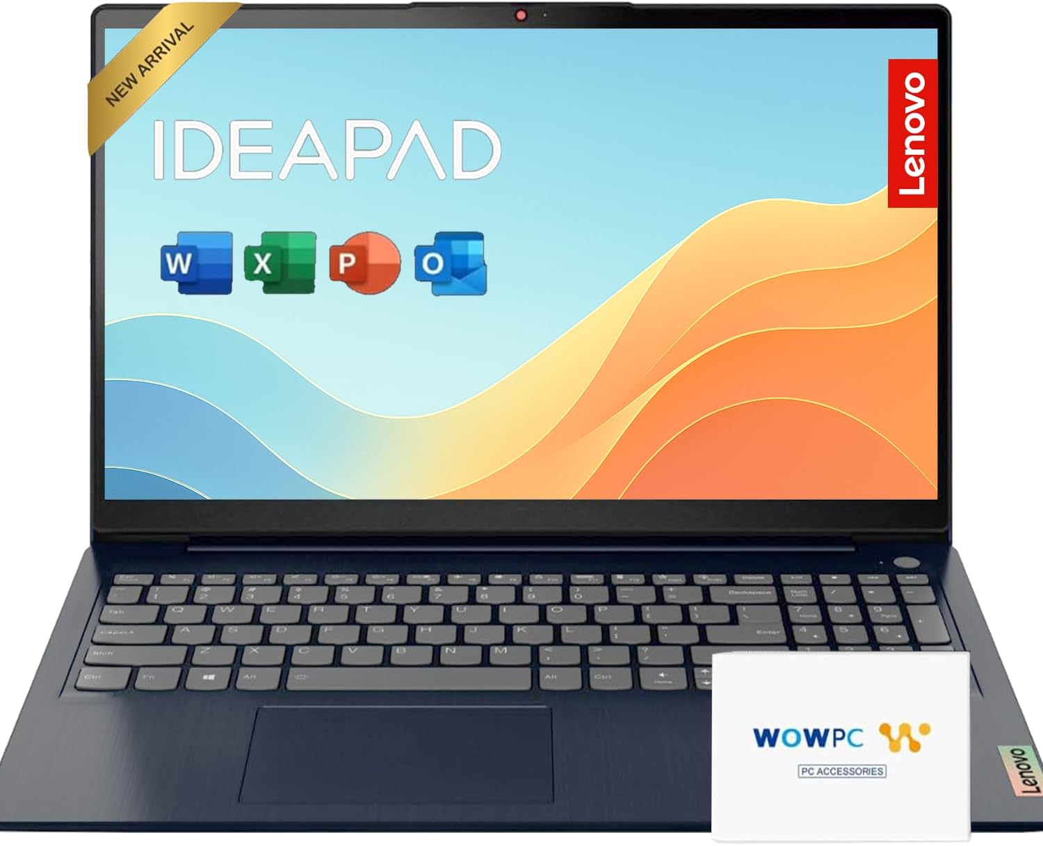Lenovo IdeaPad 15.6 inch Laptop with Microsoft 365 and 8GB RAM