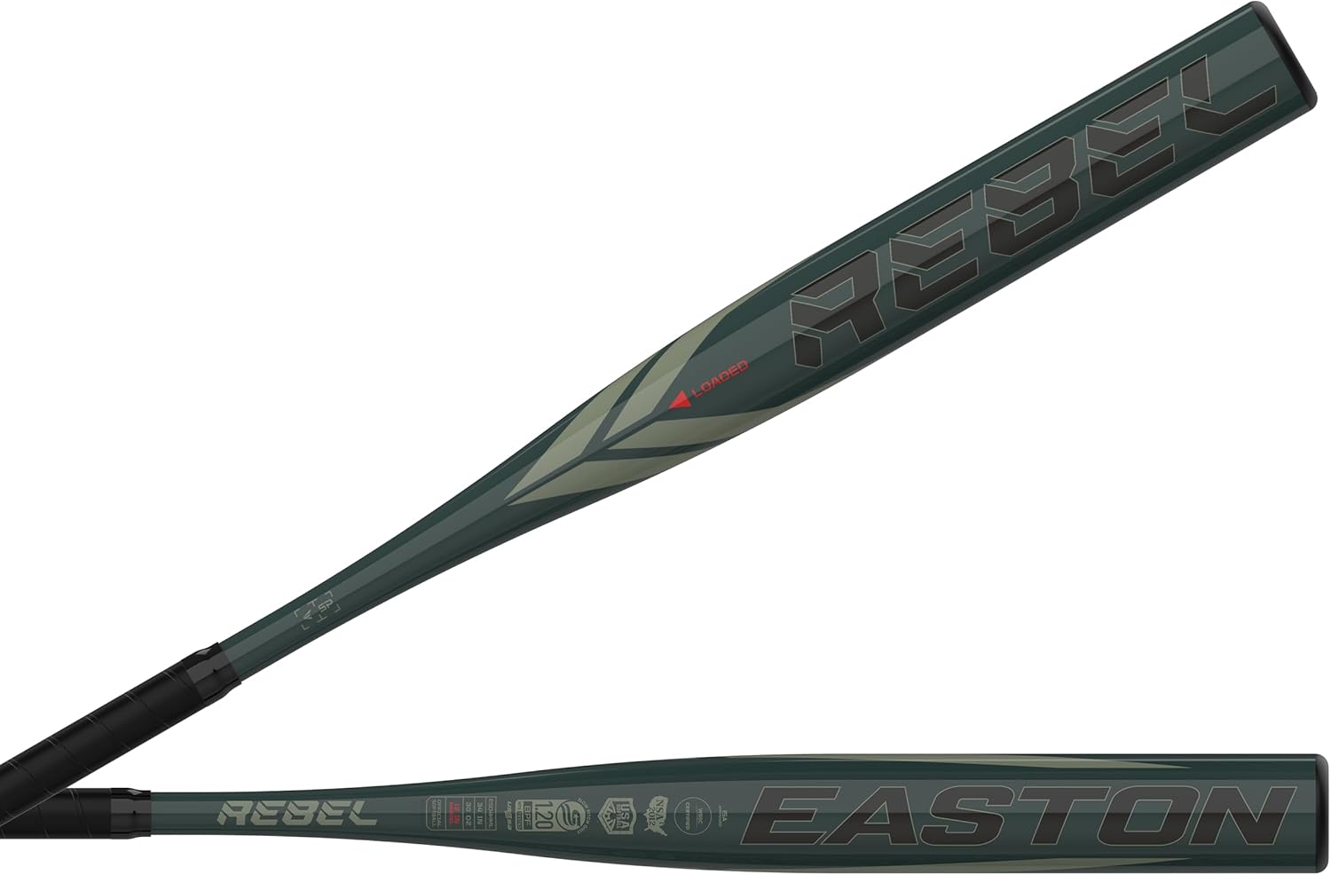 Easton Rebel Slowpitch Softball Bat with 12in Loaded Barrel