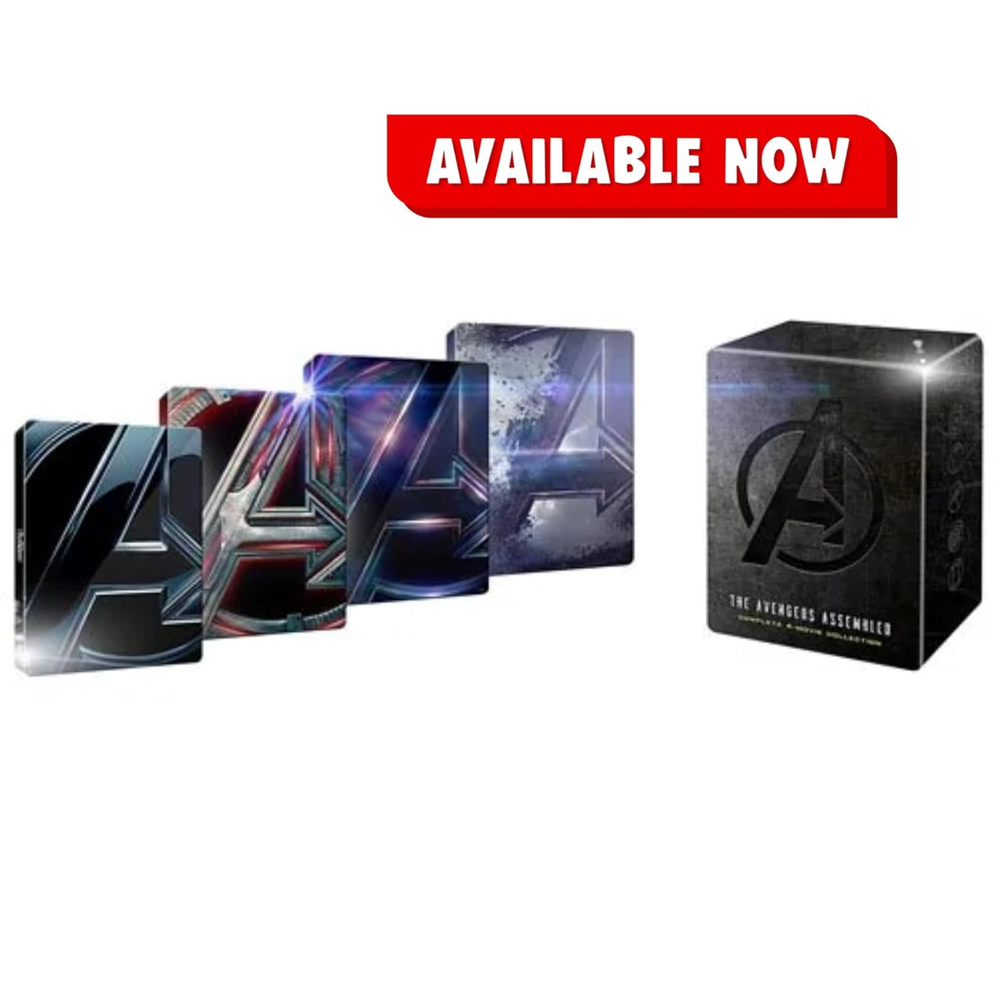 Avengers Complete 4-Movie Collection Limited Steelbook Box Set
