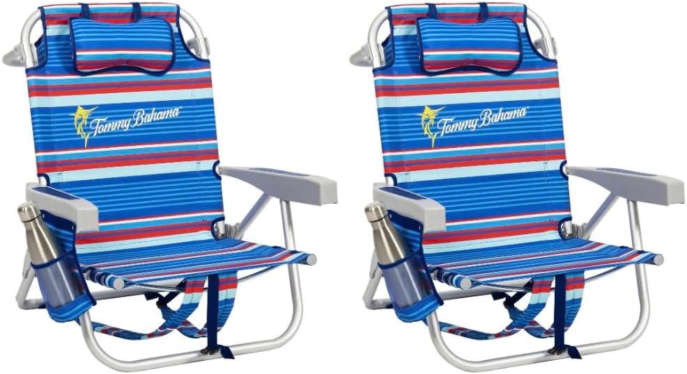 Tommy Bahama Beach Chair Set: Sailfish & Palms Bliss 