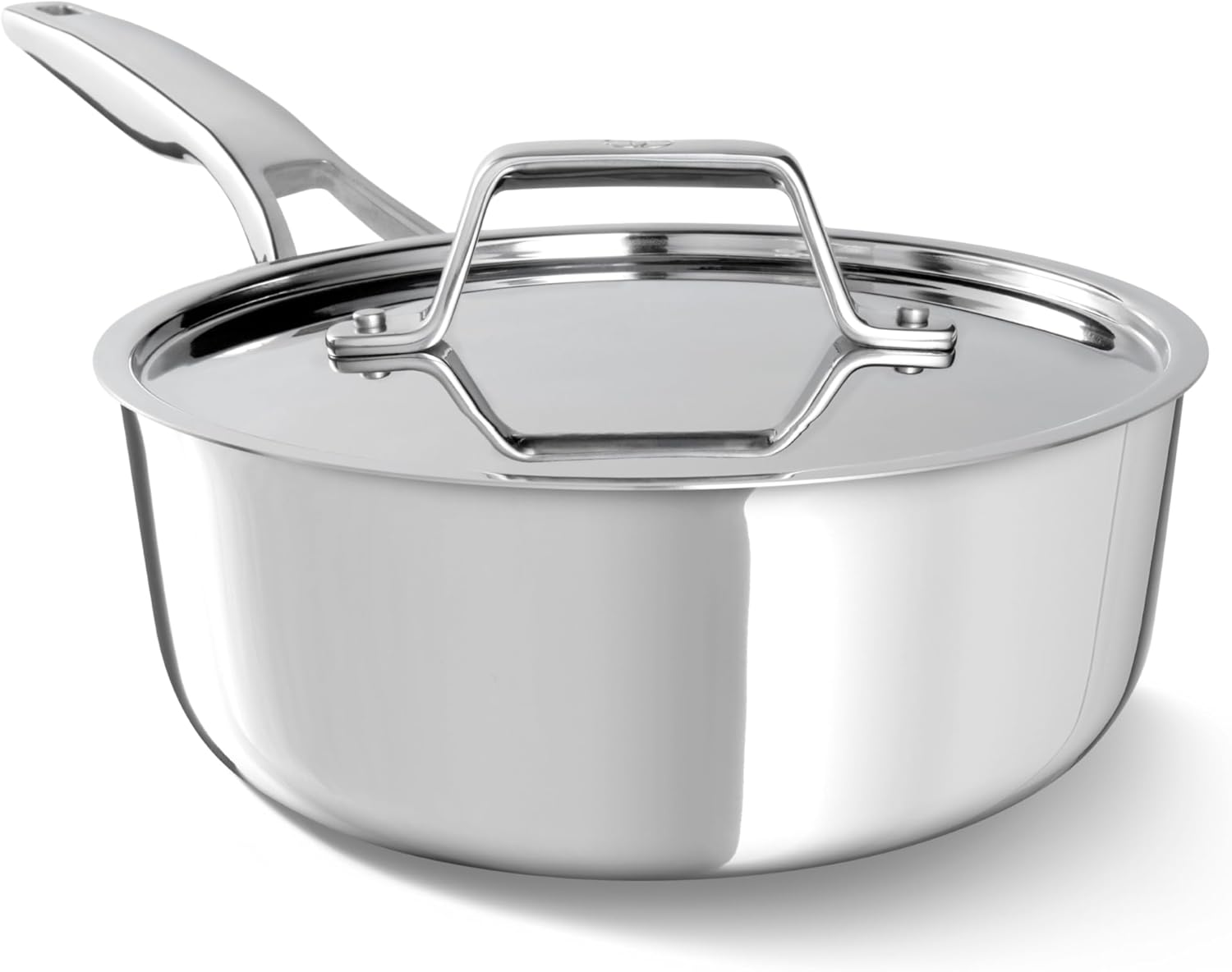 Premier Stainless Steel 2.5-Qt Sauce Pan with Lid for Cooking