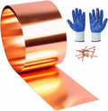 Copper Flashing 99.95% Pure 24 Ga 6ft Width x 10 ft - Durable Roofing