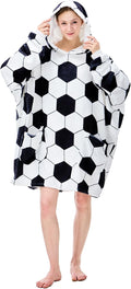 Cozy Oversized Hoodie Blanket with Pockets by NEWCOSPLAY