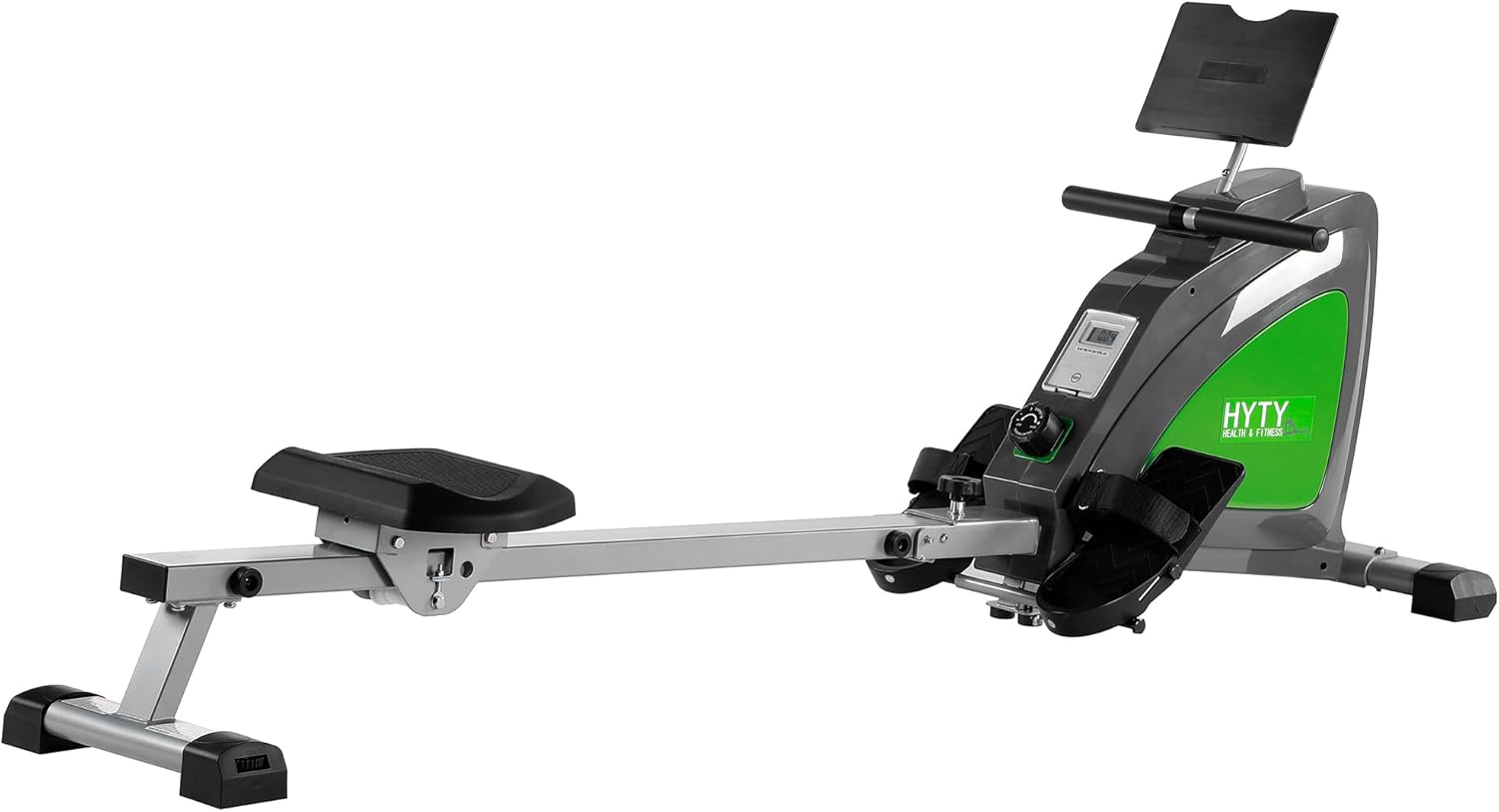 HyTY Folding Magnetic Rowing Machine - Quiet Resistance, Bluetooth Monitor