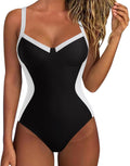 Tummy Control One Piece Swimsuit - Slimming Crisscross Back v