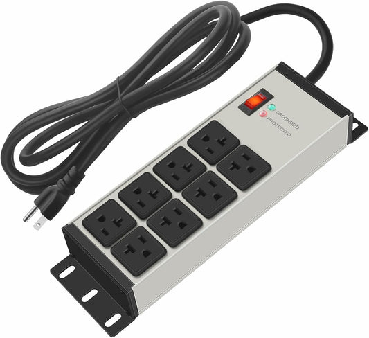CCCEI Heavy Duty 20A Surge Protector - Industrial Power Strip