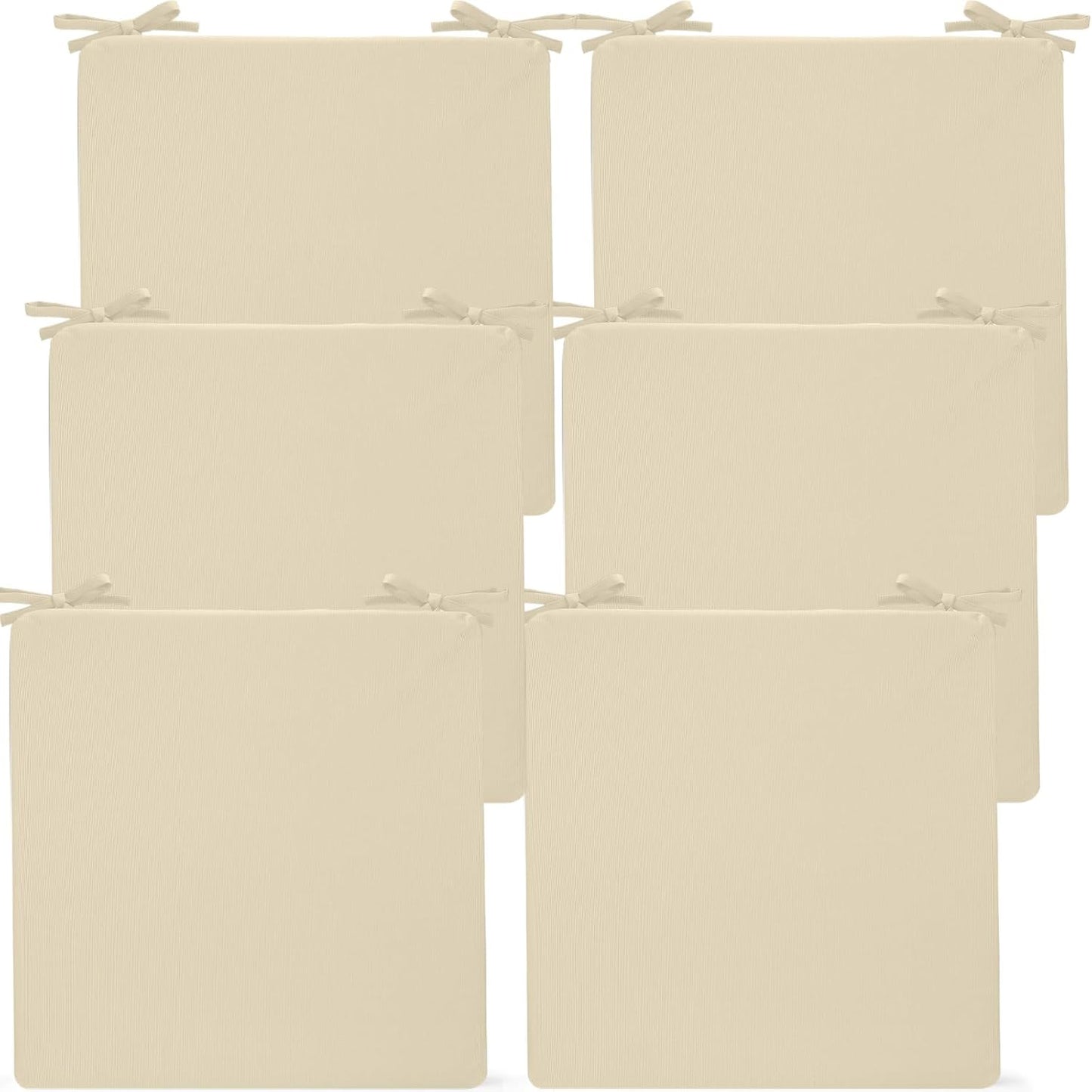 Preboun 6 Pack Outdoor Chair Cushions for Patio Furniture