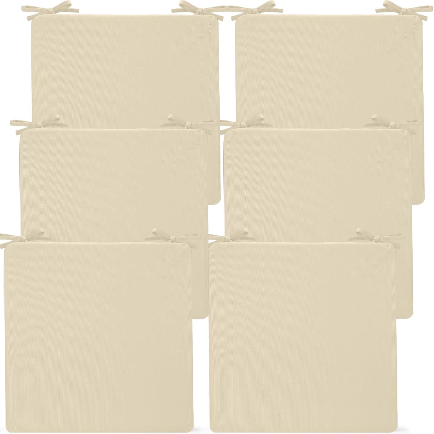 Preboun 6 Pack Outdoor Chair Cushions for Patio Furniture