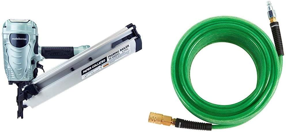 Metabo HPT NR90ADS1 Framing Nailer with Air Hose Review