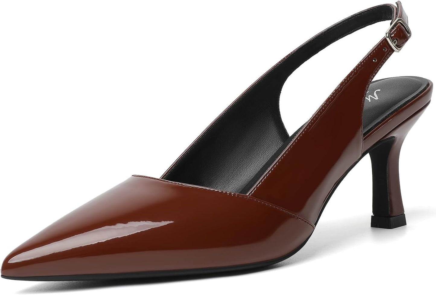 Mostrin Kitten Heels for Women: Chic Slingback Pointed Pumps