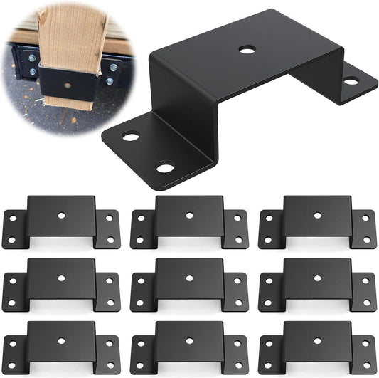 10 Pcs Heavy Duty Trailer Stake Pocket Bracket for Lumber Use