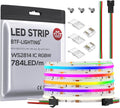 FCOB WS2814 RGBW COB LED Strip 24FT DC24V - High Density Color Chasing
