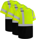 Safety Shirts for Men Class 3 High Visibility Short Sleeve Shirt