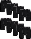 Reebok Mens Boxer Briefs 8 Pack 6in Inseam - Tag Free Comfort