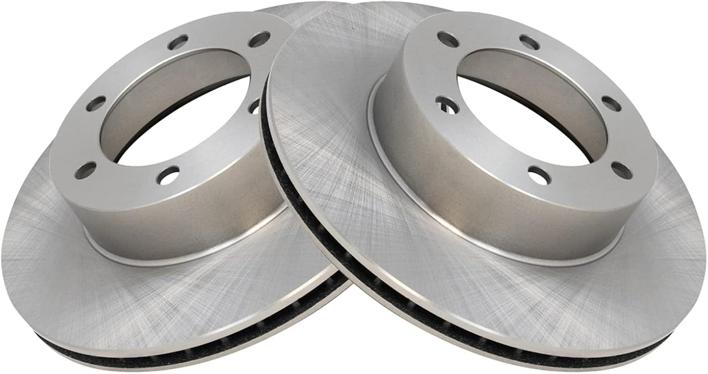 TRQ Front Brake Rotors Set for 1996-2002 Toyota 4Runner & Tacoma