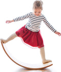 Natural Wood Wobble Balance Board - Fun & Fitness!