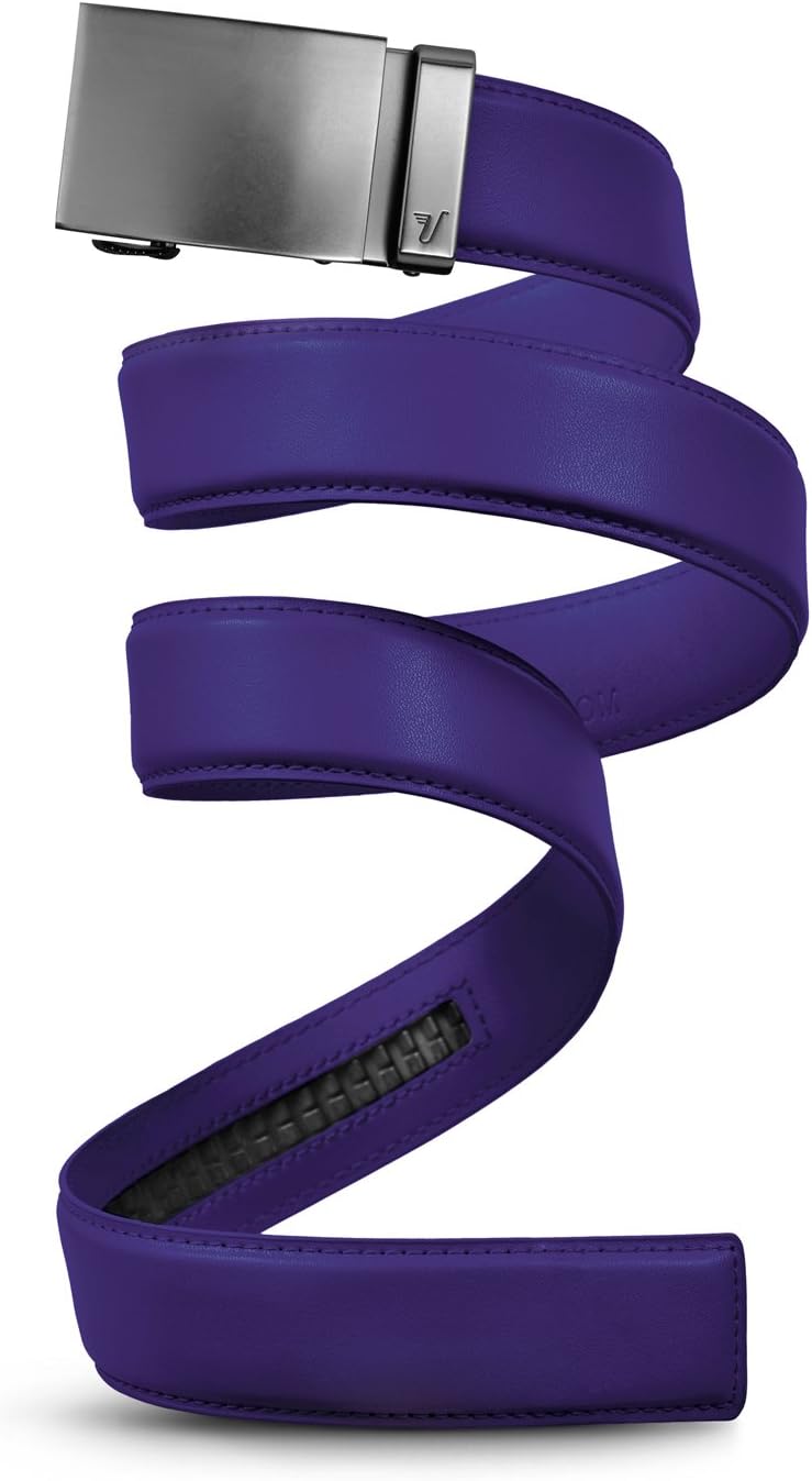 Mission Belt Men's Leather Ratchet Belt for Perfect Fit Every Time