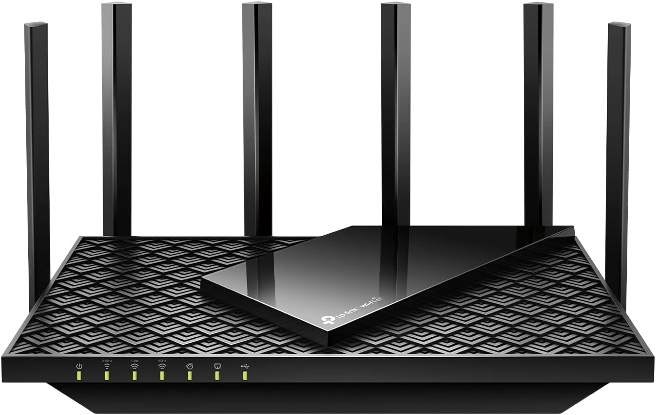 TP-Link AXE5400 Tri-Band WiFi 6E Router for Gaming & Streaming