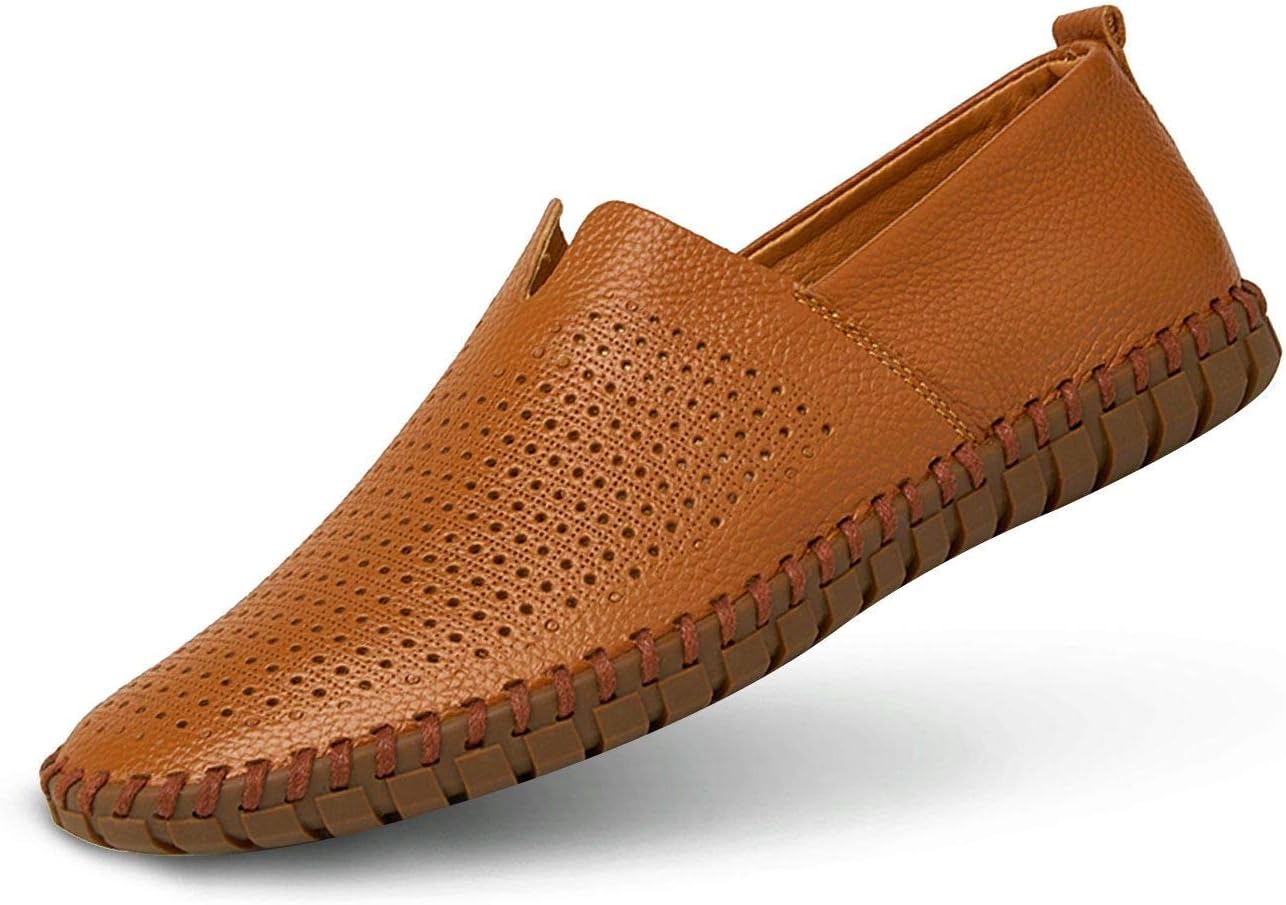 Men's Genuine Leather Loafer Shoes for Comfortable Walking