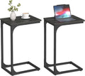 VASAGLE C-Shaped End Table Set of 2 - Slim Sofa Side Tables