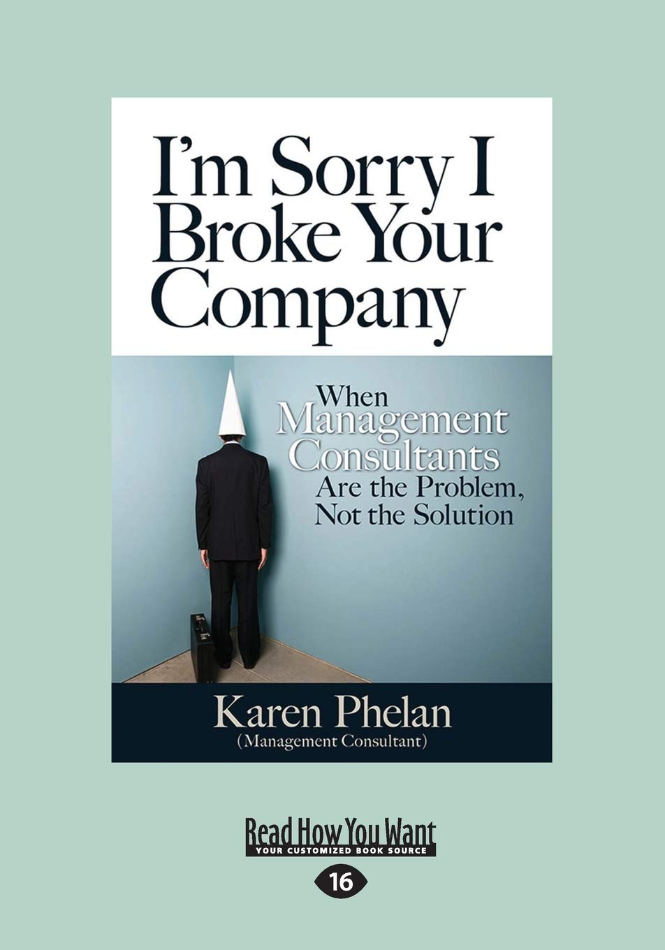 I'm Sorry I Broke your Company by Karen Phelan Review