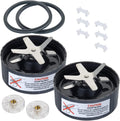 Replacement Nutribullet Pro Extractor Cross Blade 2PCS - Reliable Fit