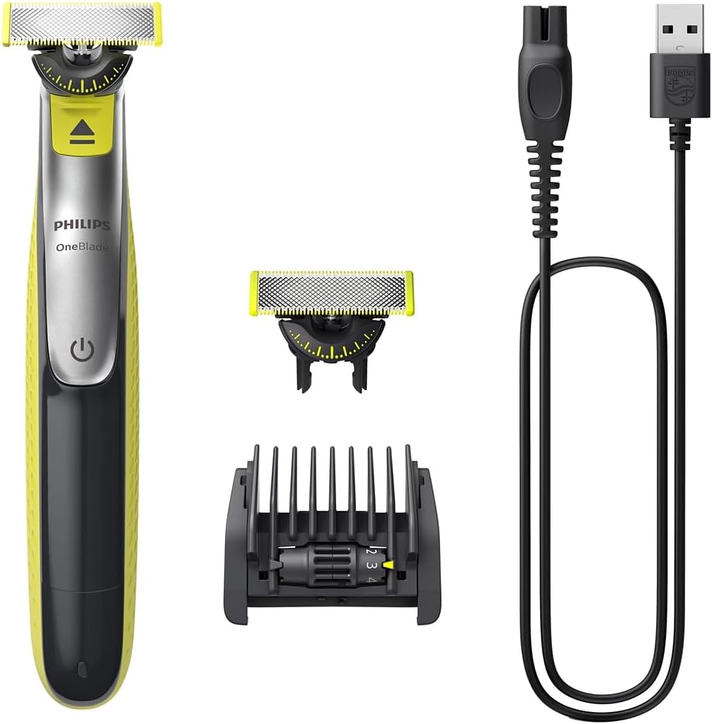 PHILIPS Shaver OneBlade 360 Face Hybrid Electric Beard Trimmer