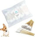 Dog Ear Swabs 800 Count Bamboo Cotton Swabs - Bulk Grooming Value