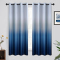 Yakamok 63 Inch Ombre Curtains for Room Darkening and Style