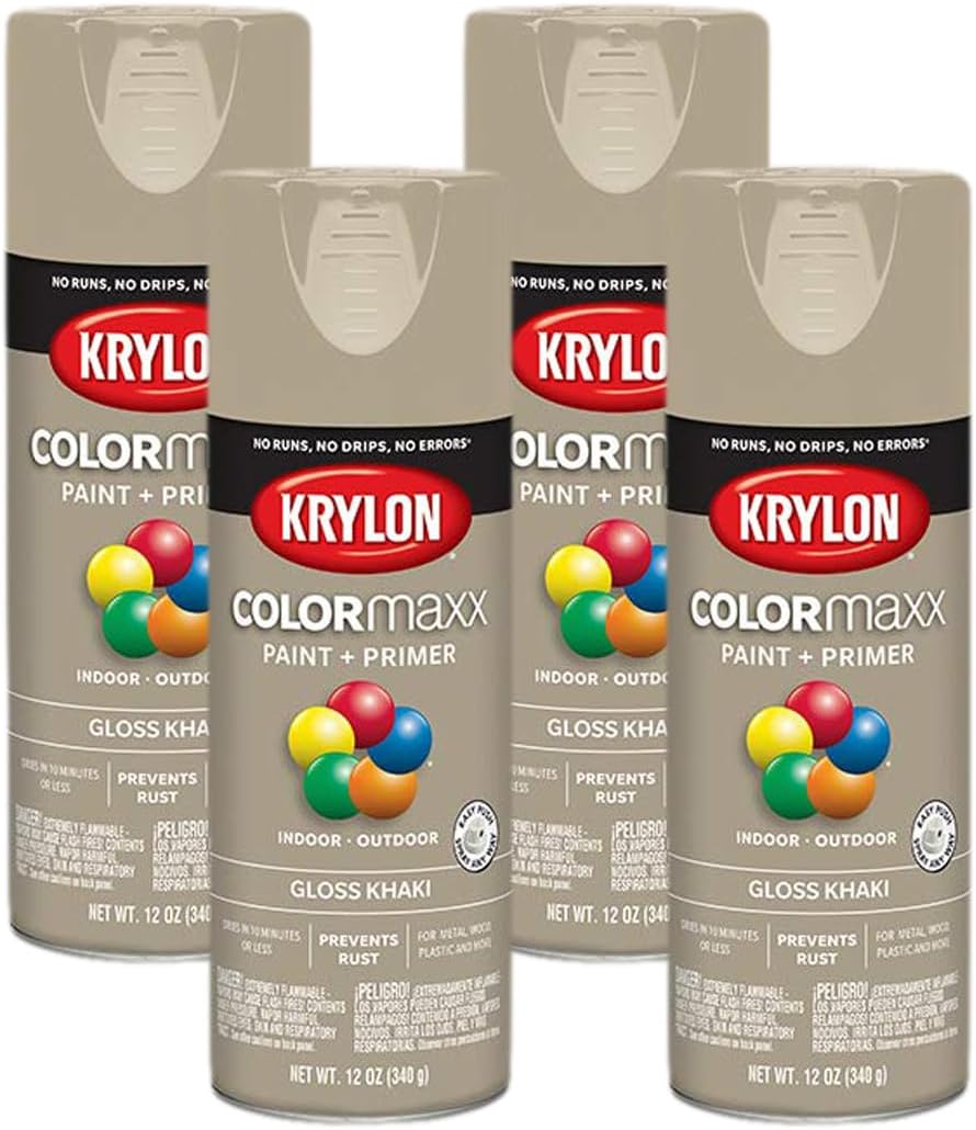 Krylon COLORmaxx Spray Paint and Primer for Indoor/Outdoor Use