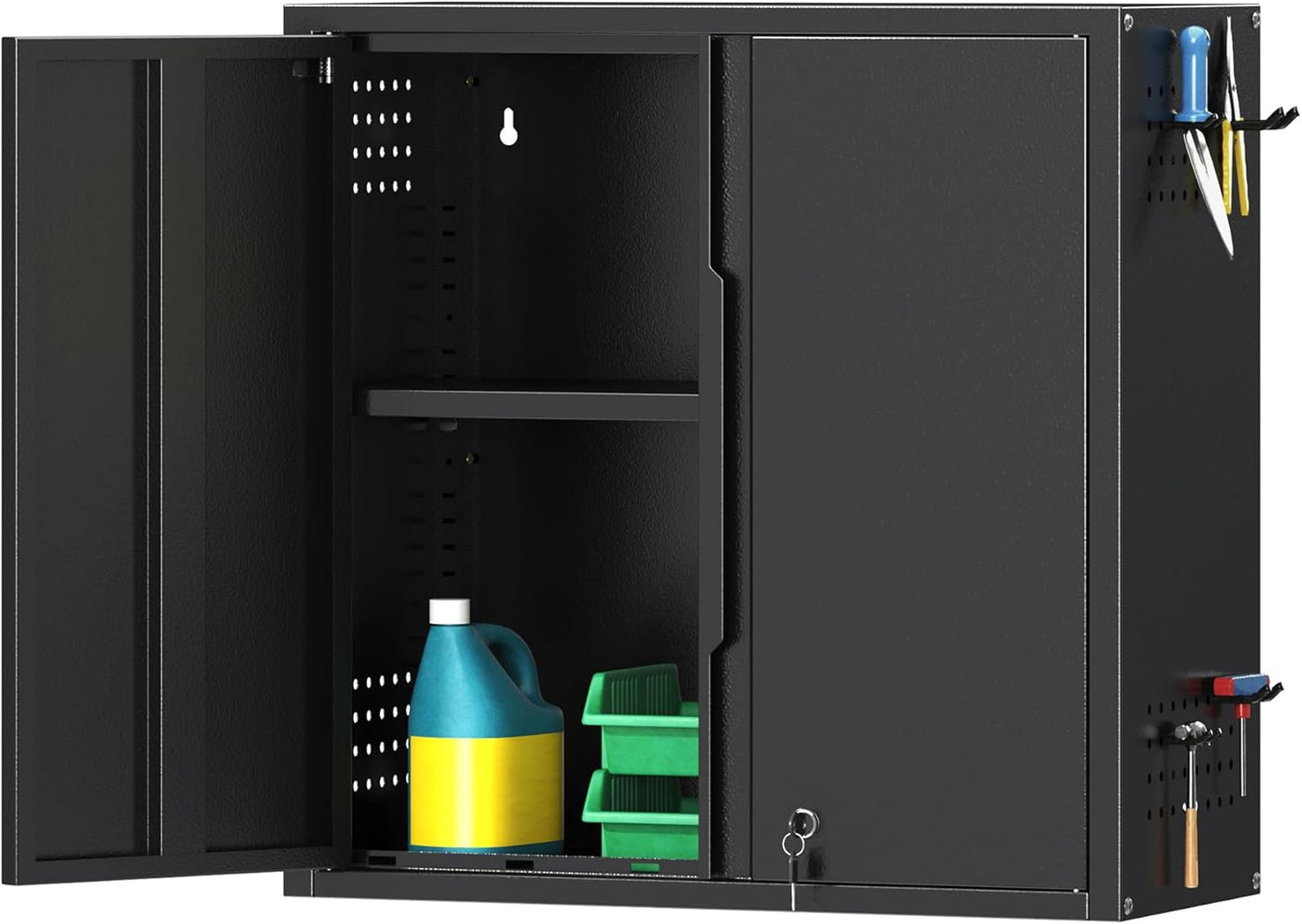 Coolsun Garage Wall Cabinet: Sturdy Metal Storage Solution