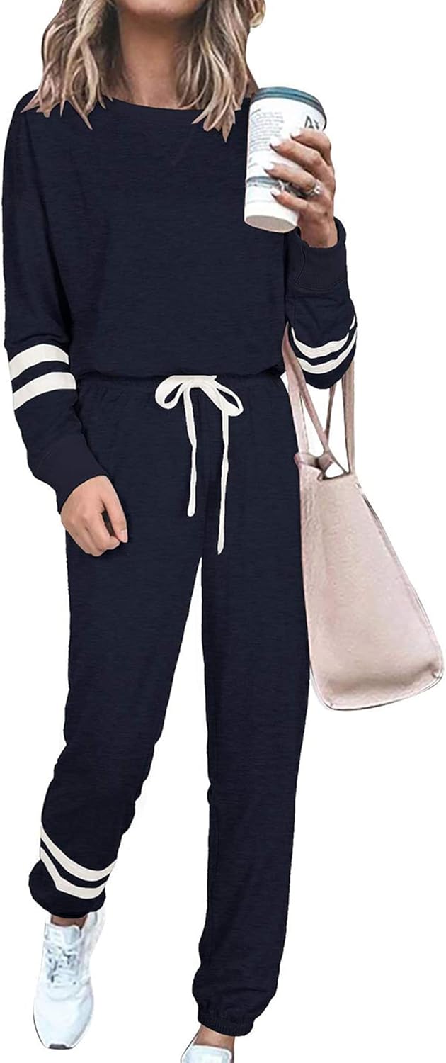 PRETTYGARDEN Women's Two Piece Loungewear Set for Comfort