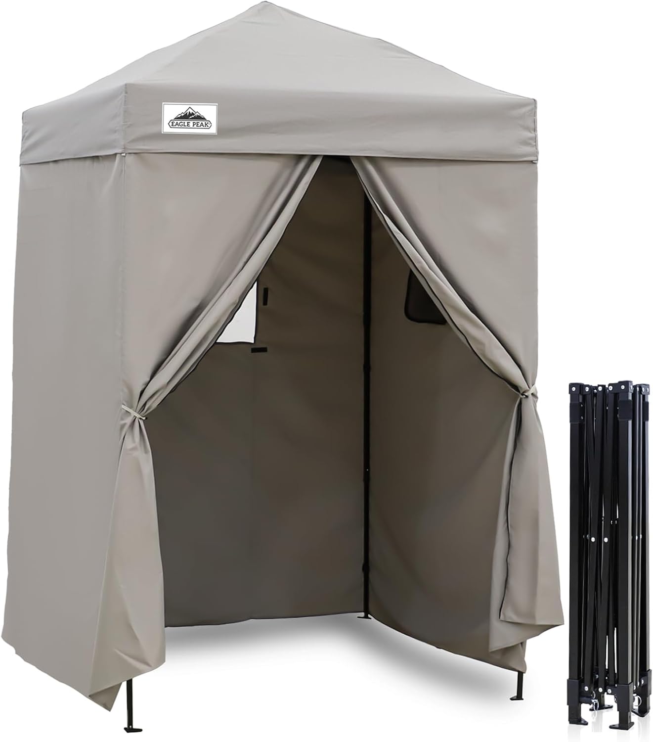 EAGLE PEAK Flex Ultra Compact 5x5 Pop-up Canopy for Privacy