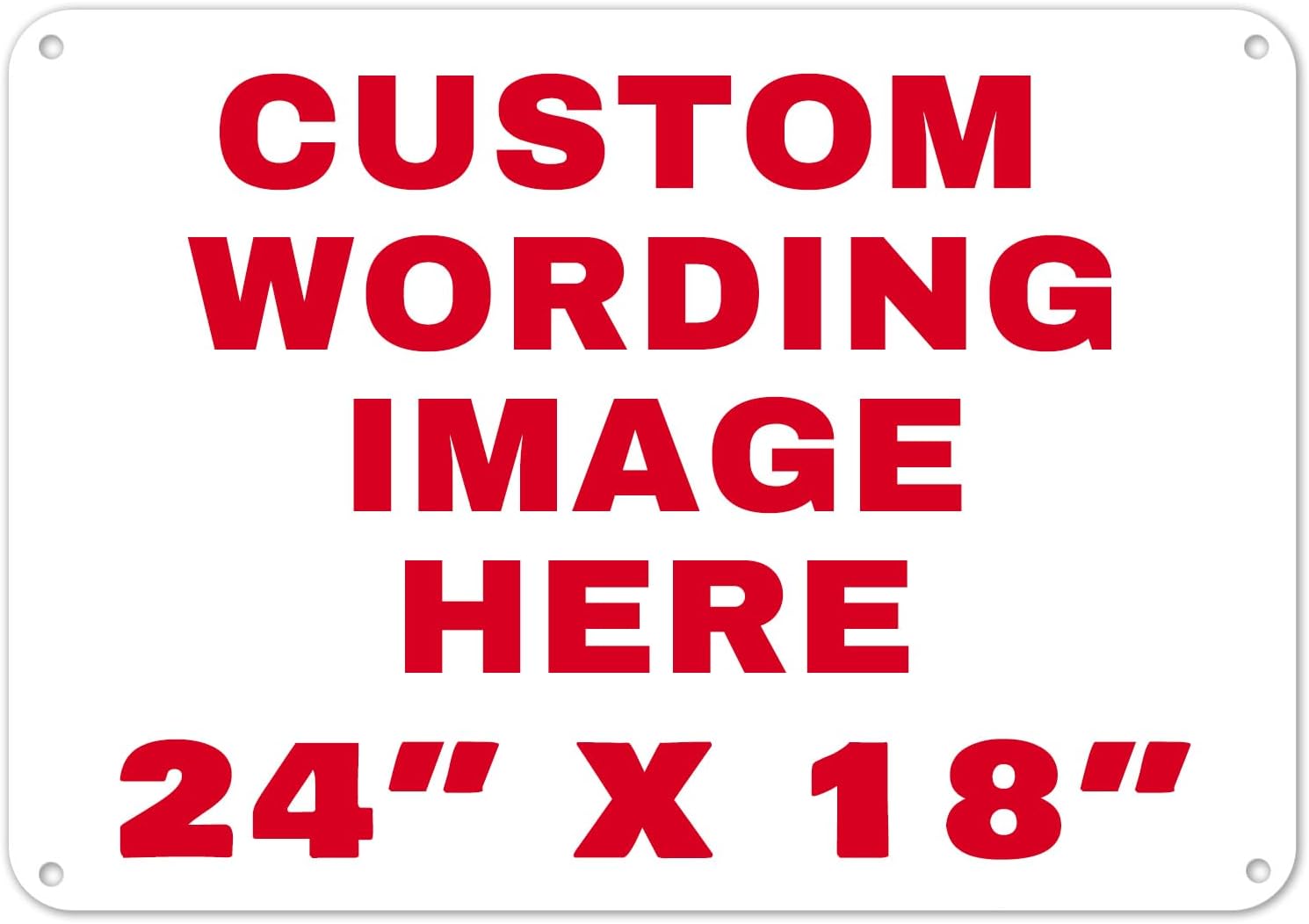 Custom Outdoor Metal Signs - Durable Rust-Free Aluminum Design