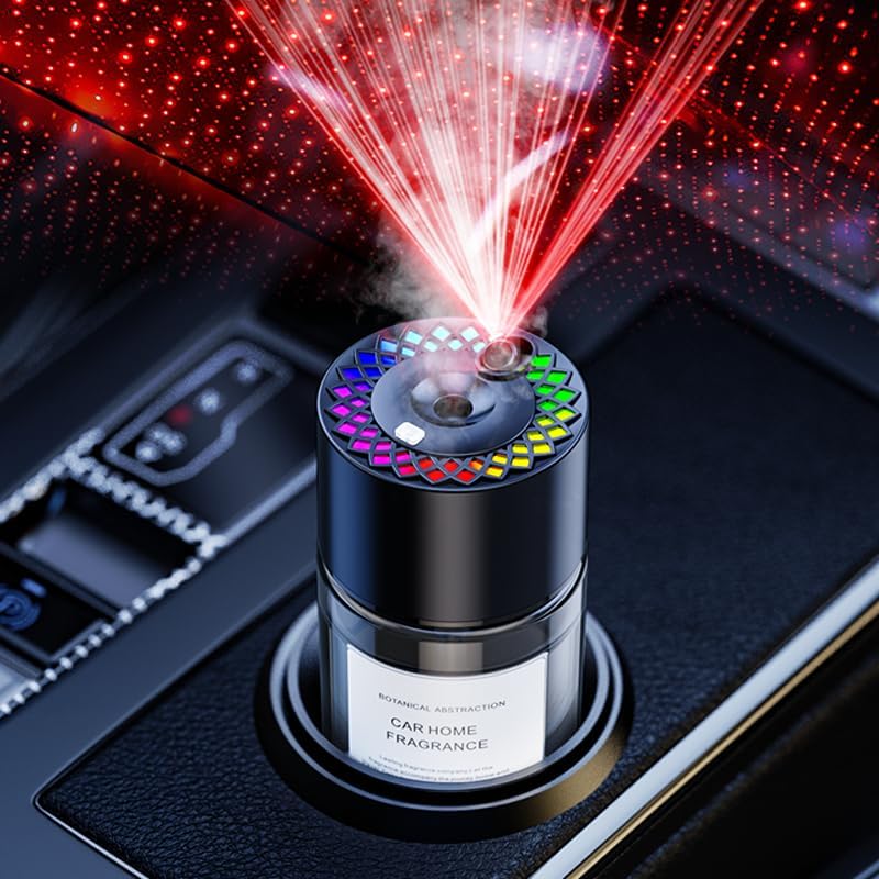 Rechargeable Car Air Freshener with Star Projection - Arlantuo