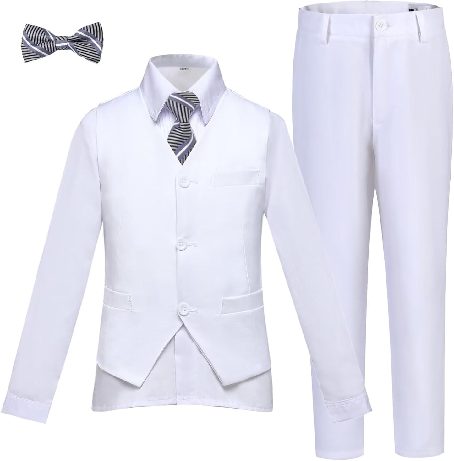 Boys Suits Slim Fit Toddler Tuxedo Set for Weddings and Events