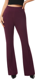 AFITNE Women's High Rise Flare Dress Pants - Tummy Control & Stretchy