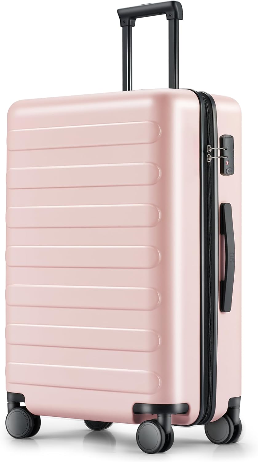 NINETYGO Medium Checked Luggage 24 Inch with Smooth Spinner Wheels