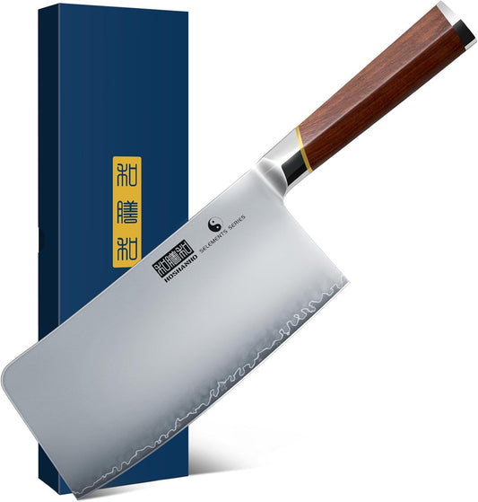 7 Inch Cleaver Knife for Meat and Vegetables - HOSHANHO