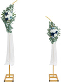 Mental Arch Backdrop Stand Set of 2 Gold Half Flower Arch Stand