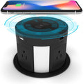 Automatic Pop Up Outlet Retractable Power Strip with Wireless Charger