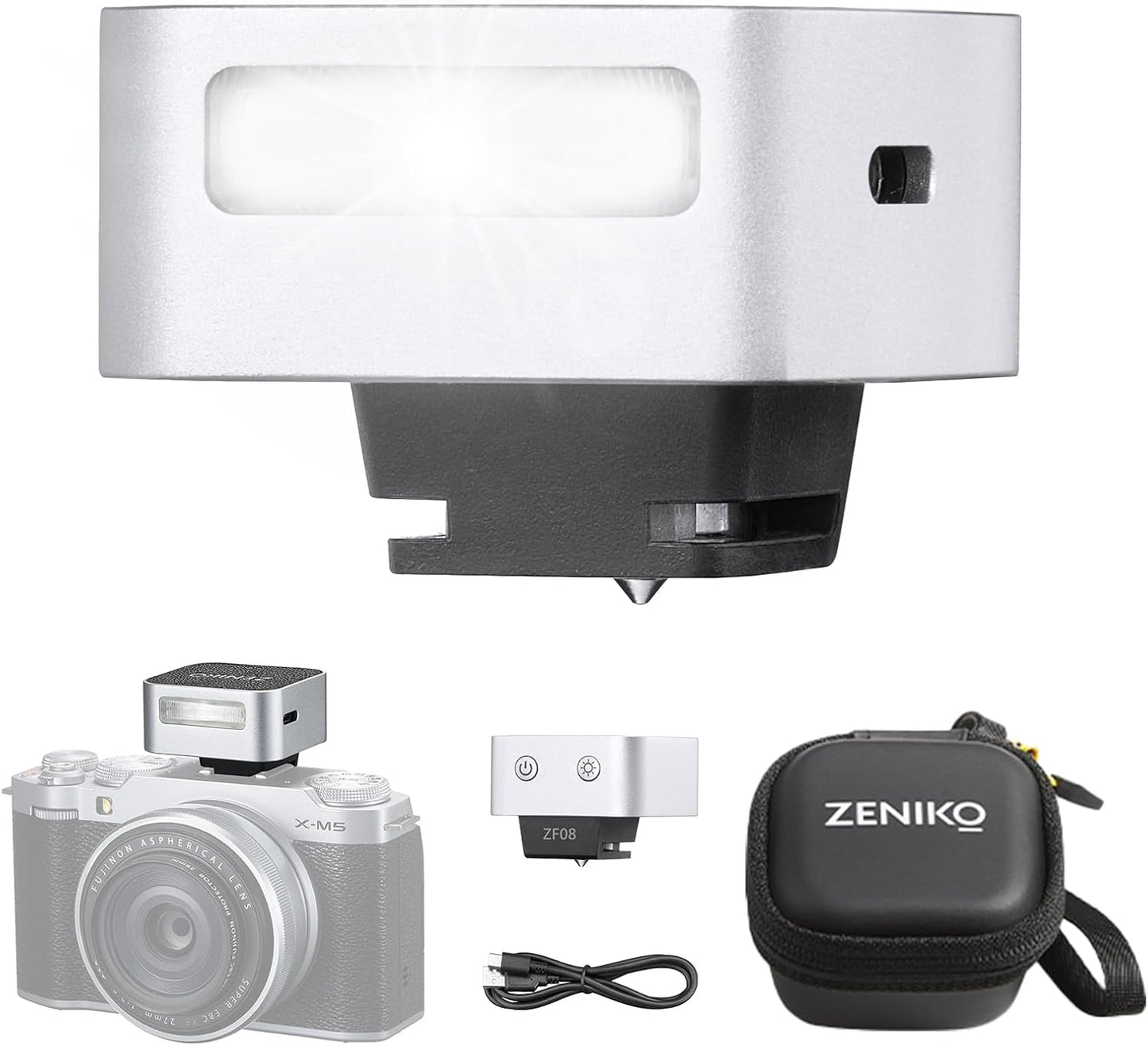 ZF08 Mini Camera Flash Speedlite - Compact & Powerful Flash