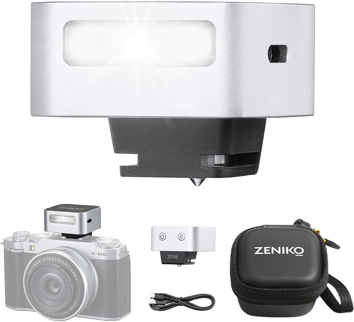 ZF08 Mini Camera Flash Speedlite - Compact & Powerful Flash