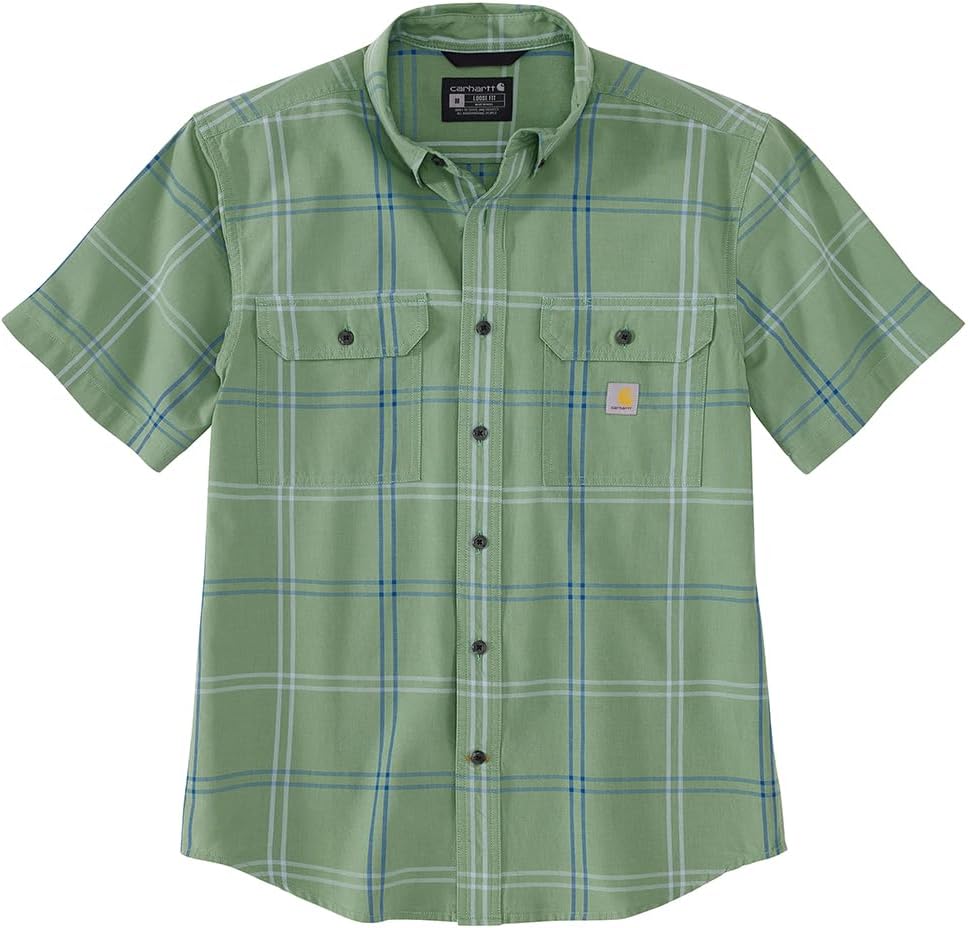 Carhartt Men's Loose Fit Midweight Short-Sleeve Plaid Shirt Review